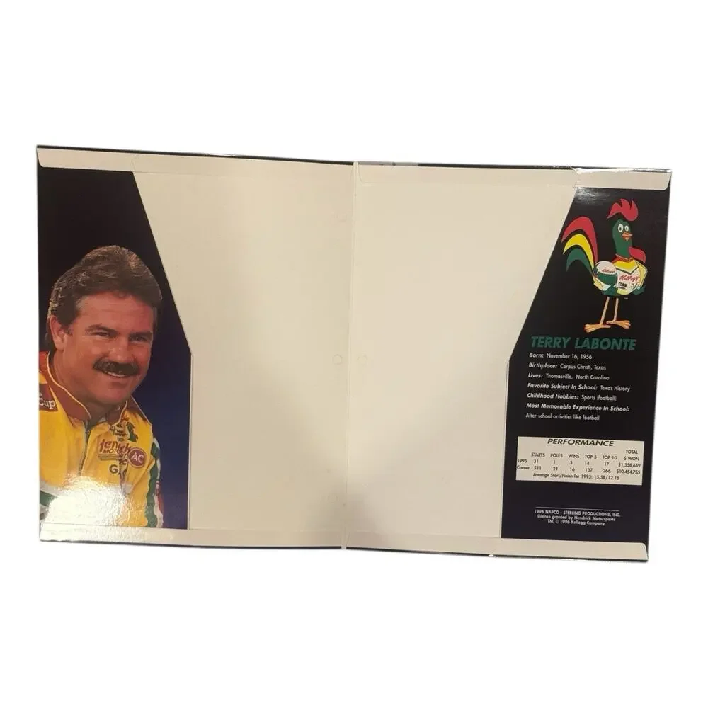 Lot of 5 1996 Napco Nascar 3 Holed Punched Folders 9 1/4 X 11 3/4